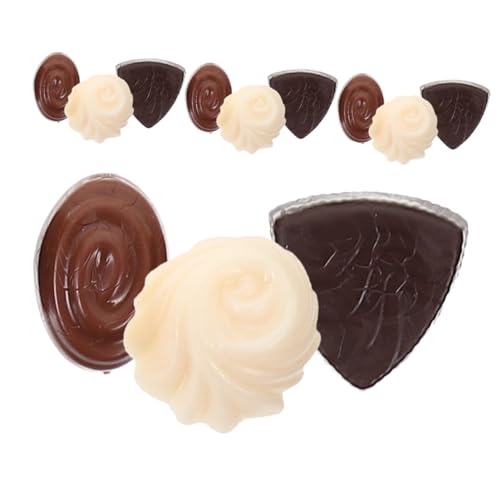 YARNOW 12 Stück Schokoladen-Ornamente individuell gefälscht künstliche Schokolade multifunktionales Schokoladendekor kleines Schokoladendekor simuliertes dekoratives Schokoladendekor PVC YARNOW 12 Stück Schokoladen-Ornamente individuell gefälscht künstliche Schokolade multifunktionales Schokoladendekor kleines Schokoladendekor simuliertes dekoratives Schokoladendekor PVC von YARNOW
