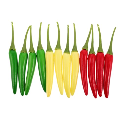 YARNOW 12 Stück Simuliertes Pepper-Modell Pfefferverzierung falsches Gemüse künstliches Gemüse simuliertes Gemüse Chili-Pfeffer-Verzierung falsche Paprika Plastik YARNOW 12 Stück Simuliertes Pepper-Modell Pfefferverzierung falsches Gemüse künstliches Gemüse simuliertes Gemüse Chili-Pfeffer-Verzierung falsche Paprika Plastik von YARNOW