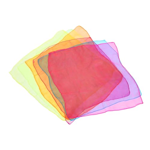 YARNOW 12 Stück Tanzschal Schal Für Spielschals Für Kleinkinder Jonglierschals Leistung Farbig Trick Seidenschals Kinderspiele Schals Kinderschals 100% Nylon YARNOW 12 Stück Tanzschal Schal Für Spielschals Für Kleinkinder Jonglierschals Leistung Farbig Trick Seidenschals Kinderspiele Schals Kinderschals 100% Nylon von YARNOW