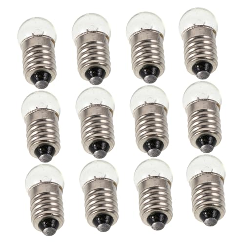 YARNOW 12 Stück Taschenlampe kleine elektrische Perlen Austausch von Mini-Glühbirnen Schraube Mini-Glühbirne Ersatz-Mini-Glühbirnen Glühbirne testen Glas Transparent YARNOW 12 Stück Taschenlampe kleine elektrische Perlen Austausch von Mini-Glühbirnen Schraube Mini-Glühbirne Ersatz-Mini-Glühbirnen Glühbirne testen Glas Transparent von YARNOW