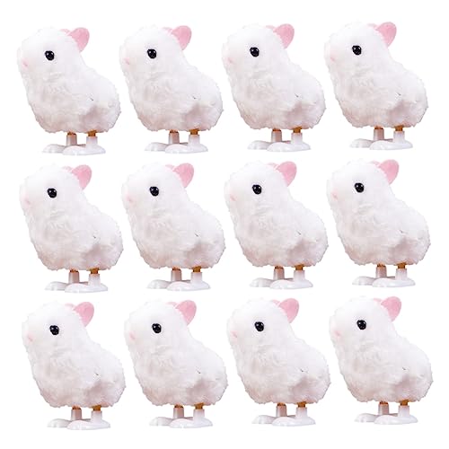 YARNOW 12 Stück Teiliges Aufziehbares Plüschhasen Lustige Bunny Spielzeuge für Ostern Geburtstagsfeiern und Lernspielzeug für Kleinkinder YARNOW 12 Stück Teiliges Aufziehbares Plüschhasen Lustige Bunny Spielzeuge für Ostern Geburtstagsfeiern und Lernspielzeug für Kleinkinder von YARNOW