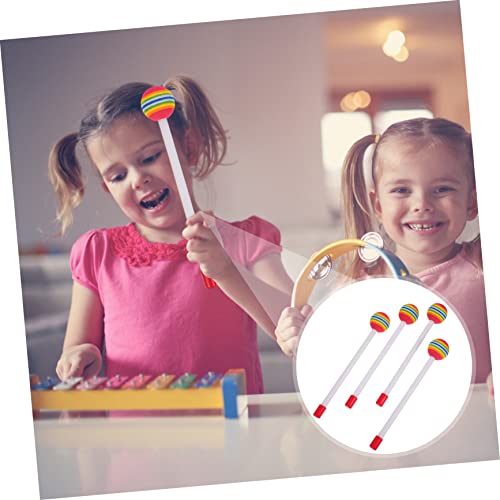 YARNOW 12 Stück Teiliges Bunte Trommelstöcke aus Eva mit Ergonomischem Griff Langlebig und Wiederverwendbar für Anfänger Schüler und Junge Musiker im Percussion Spiel von YARNOW