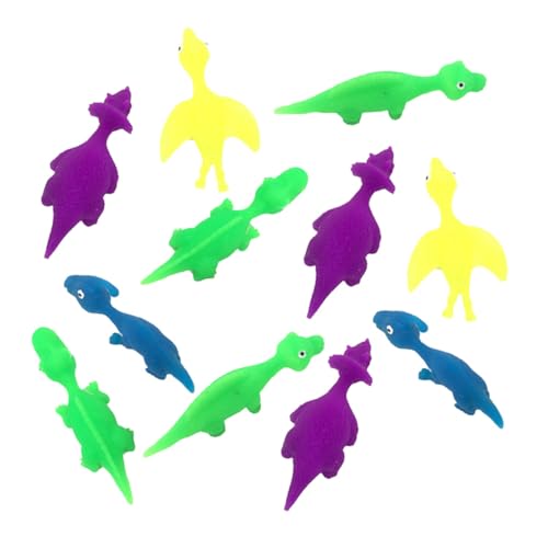 YARNOW 12 Stück Teiliges Dinosaurier Finger Gummiband Fliegende Spielzeuge für Lustige und Aufregende Finger Aktivitäten Zufälligen Farben für Partys und Zufällige Farbe YARNOW 12 Stück Teiliges Dinosaurier Finger Gummiband Fliegende Spielzeuge für Lustige und Aufregende Finger Aktivitäten Zufälligen Farben für Partys und Zufällige Farbe von YARNOW