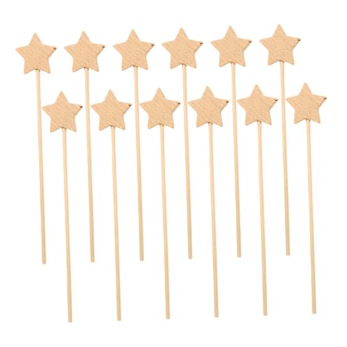 YARNOW 12 Stück Teiliges Holz Fee Zauberstäbe zum Basteln Unvollendete Stern Designs Wiederverwendbar Leicht für Kostümpartys Bühnenauftritte und Kindergeburtstage YARNOW 12 Stück Teiliges Holz Fee Zauberstäbe zum Basteln Unvollendete Stern Designs Wiederverwendbar Leicht für Kostümpartys Bühnenauftritte und Kindergeburtstage von YARNOW