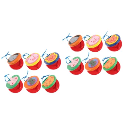 YARNOW 12 Stück Teiliges Holz Kastagnetten für Erwachsene Bunte Finger Kastagnetten als und Musikinstrument Leichtes Holzspielzeug für Frühe Bildung und Spielerische Weltentdeckung YARNOW 12 Stück Teiliges Holz Kastagnetten für Erwachsene Bunte Finger Kastagnetten als und Musikinstrument Leichtes Holzspielzeug für Frühe Bildung und Spielerische Weltentdeckung von YARNOW