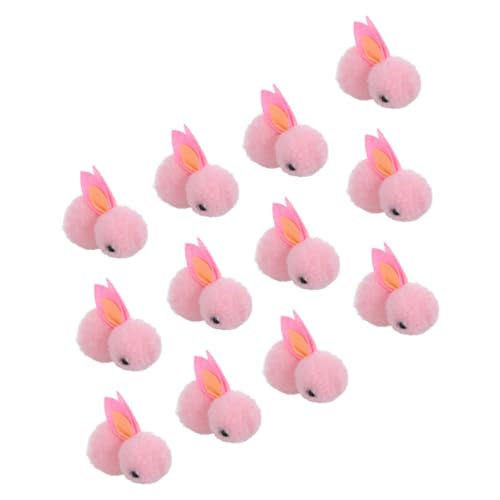 YARNOW 12 Stück Teiliges Plüsch Kaninchen Weihnachtsdeko Kleine Kuschelige Hasenfiguren Weiche Baumwollstofftiere für Baum und Partydekoration Festliche Weihnachtsatmosphäre Schaffen von YARNOW