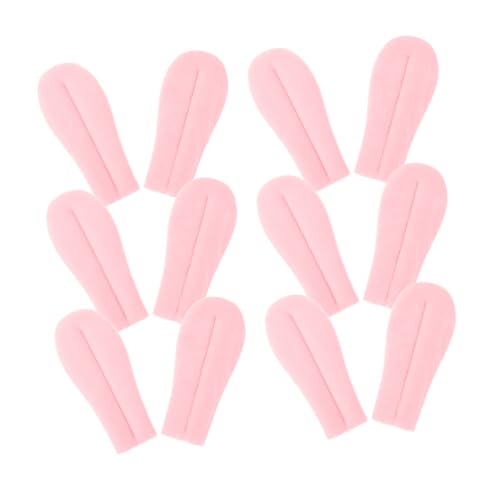 YARNOW 12 Stück Teiliges Set Realistische Puppenzungen Handgefertigte Kleine Zungen für DIY Stofftiere Detailreiche Simulation Langlebiges Material Vielseitiges Zubehör für von YARNOW