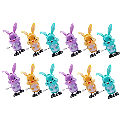 YARNOW 12 Stück Teiliges Wind Up Hasen Mechanische Kaninchen für Kreative Spiele zu Ostern für YARNOW 12 Stück Teiliges Wind Up Hasen Mechanische Kaninchen für Kreative Spiele zu Ostern für von YARNOW