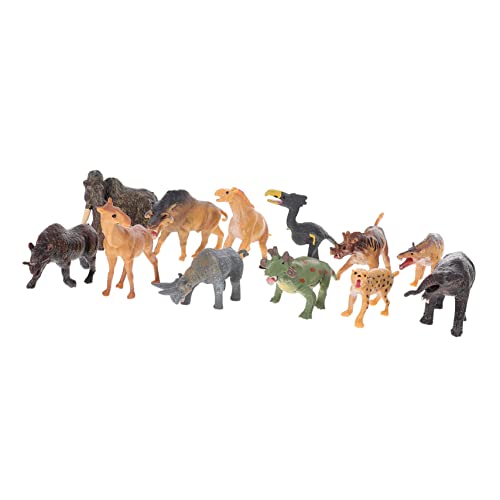 YARNOW 12 Stück Tiermodell-Set Simulationstiere Simulation Tiermodell lebendiges Tierhandwerk Tierfigur tierische Spielsachen Tiermodelle für Plastik von YARNOW