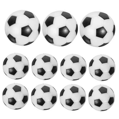 YARNOW 12 Stück Tischfußball Jugend Tischplatte Ersatzfußballbälle klein Fußballspielzeug tischfussballtisch Table Soccer mini Fussball Fußball-Tischspielbälle Spielzeugfußball Black YARNOW 12 Stück Tischfußball Jugend Tischplatte Ersatzfußballbälle klein Fußballspielzeug tischfussballtisch Table Soccer mini Fussball Fußball-Tischspielbälle Spielzeugfußball Black von YARNOW