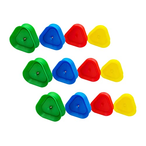 YARNOW 12 Stück Triangel Poker Halter aus Stabile Kartenhalter für Poker und Kinderspiele Praktische Kartenstützen Karten pro Spieler von YARNOW