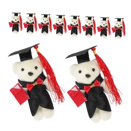 YARNOW 12 -pcs -abschlüsse Entzückende Tierbär -abschlusssaison Plüschspielzeug Abschluss Gegen Die Bärenpuppen High School Abschlussbär von YARNOW