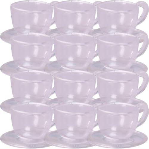 YARNOW 12Sätze Teeservice Set für Puppenhaus Teiliges Set aus Material für Kreative Spiele und Miniaturdekoration Fördert Hand Augen Koordination YARNOW 12Sätze Teeservice Set für Puppenhaus Teiliges Set aus Material für Kreative Spiele und Miniaturdekoration Fördert Hand Augen Koordination von YARNOW