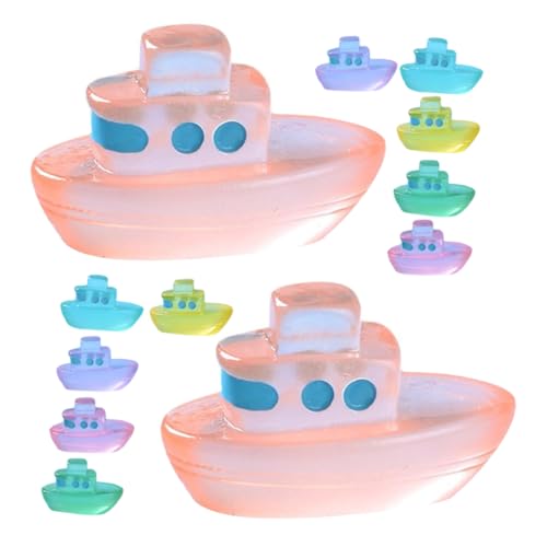 YARNOW 12Stücke Bootsornamente Dekorationen für Mikrolandschaften Strand Accessoires für Puppenhäuser und Garten für Kreative DIY Projekte Farben Je YARNOW 12Stücke Bootsornamente Dekorationen für Mikrolandschaften Strand Accessoires für Puppenhäuser und Garten für Kreative DIY Projekte Farben Je von YARNOW