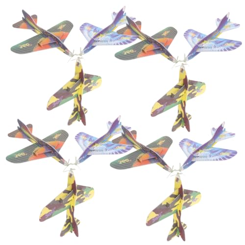 YARNOW 12Stücke Flugzeugspielzeug Drehende Modelle Für Outdoor Aktivitäten Pädagogisches Für Jungen Und Zufällige Designs von YARNOW