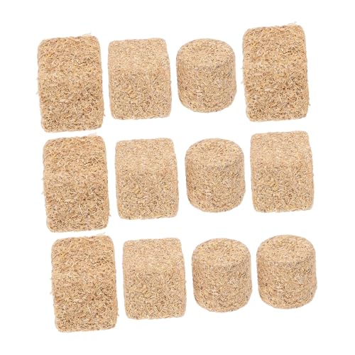 YARNOW 12Stücke Heuballen Stapelbare Herbst Dekoration Für Garten Und Landschaft Realistische Modelle Für DIY Projekte Und Spielzeugzubehör YARNOW 12Stücke Heuballen Stapelbare Herbst Dekoration Für Garten Und Landschaft Realistische Modelle Für DIY Projekte Und Spielzeugzubehör von YARNOW