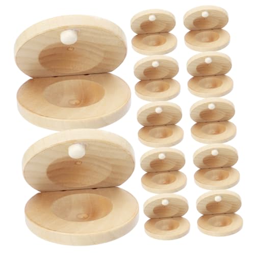 YARNOW 12Stücke Holzkastagnetten für Rhythmus Instrumente aus Holz Leichte und Langlebige Kastagnetten für Musikspiele und Kreativität Fördern Unbedenklich und Sicher YARNOW 12Stücke Holzkastagnetten für Rhythmus Instrumente aus Holz Leichte und Langlebige Kastagnetten für Musikspiele und Kreativität Fördern Unbedenklich und Sicher von YARNOW
