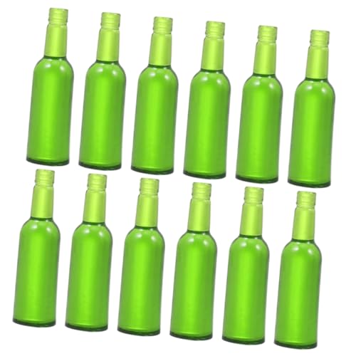 YARNOW 12Stücke Mini Bierflaschen für Puppenhausdekoration Realistische Harz Flaschen für Küchen Bars und Partys für Kreative Flaschenspielzeuge von YARNOW