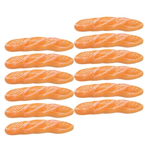 YARNOW 12Stücke Mini Bread Models Realistic Croissant Decorations for Dollhouses Miniature Breakfast Ornament for von YARNOW