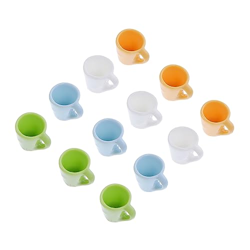 YARNOW 12stücke Teiliges Miniaturbecher Für Puppenhaus Charmante Deko-tassen Aus Resin Für Kreative Wohnaccessoires Und Spielzeug-Dekorationen YARNOW 12stücke Teiliges Miniaturbecher Für Puppenhaus Charmante Deko-tassen Aus Resin Für Kreative Wohnaccessoires Und Spielzeug-Dekorationen von YARNOW