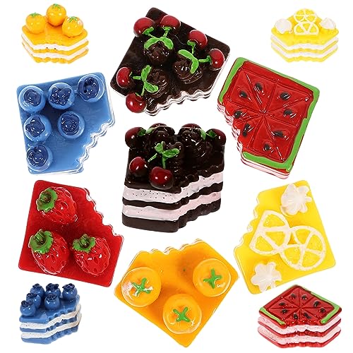 YARNOW 12Stücke Teiliges Miniaturkuchen aus Harz für Puppenhaus Dekoration für Kreative DIY Projekte Wie Handyhüllen oder Haarclips Lebendige Desserts für Realistische YARNOW 12Stücke Teiliges Miniaturkuchen aus Harz für Puppenhaus Dekoration für Kreative DIY Projekte Wie Handyhüllen oder Haarclips Lebendige Desserts für Realistische von YARNOW