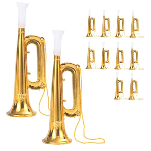 YARNOW 12stücke Kunststoff Trompeten Für Junge Mädchen Kreatives Musikinstrument Für Partys Spiele Und Feste Robustes Material Sicher Und Leicht Zu Handhaben Fördert Musikalische YARNOW 12stücke Kunststoff Trompeten Für Junge Mädchen Kreatives Musikinstrument Für Partys Spiele Und Feste Robustes Material Sicher Und Leicht Zu Handhaben Fördert Musikalische von YARNOW