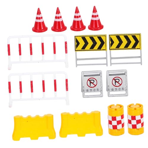 YARNOW 14 Stck. Verkehrsbarrikadenmodell Straßenband für Spielzeugautos zapfsäule Stoppschildaufkleber klein Kleiner Verkehrskegel Mini -Ampel Autospurband Harz YARNOW 14 Stck. Verkehrsbarrikadenmodell Straßenband für Spielzeugautos zapfsäule Stoppschildaufkleber klein Kleiner Verkehrskegel Mini -Ampel Autospurband Harz von YARNOW