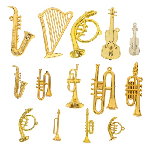YARNOW 14 Stück Teiliges Miniatur Musikinstrumenten Set aus Acryl Leichte DIY Weihnachtsbaumdeko Detailreiche Christbaumschmuck Modelle Kompakt und Langlebig für Festliche Bastelprojekte YARNOW 14 Stück Teiliges Miniatur Musikinstrumenten Set aus Acryl Leichte DIY Weihnachtsbaumdeko Detailreiche Christbaumschmuck Modelle Kompakt und Langlebig für Festliche Bastelprojekte von YARNOW
