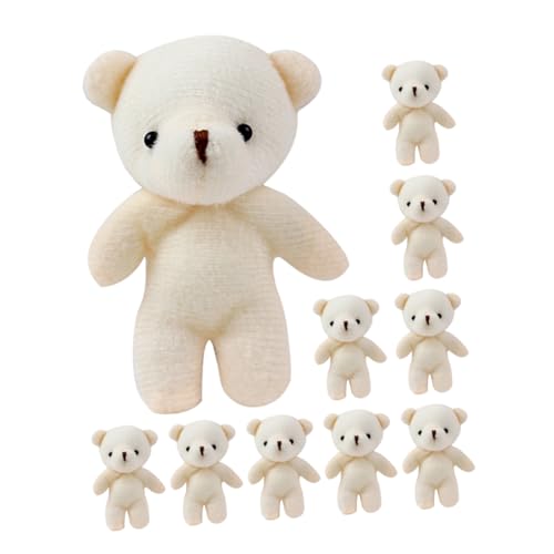 YARNOW 15 Stück Bär Plüschanhänger Tierpuppen Schlüsselanhänger Süße für DIY Bastelprojekte und Geburtstagsdekorationen Hergestellt aus Stabilem YARNOW 15 Stück Bär Plüschanhänger Tierpuppen Schlüsselanhänger Süße für DIY Bastelprojekte und Geburtstagsdekorationen Hergestellt aus Stabilem von YARNOW