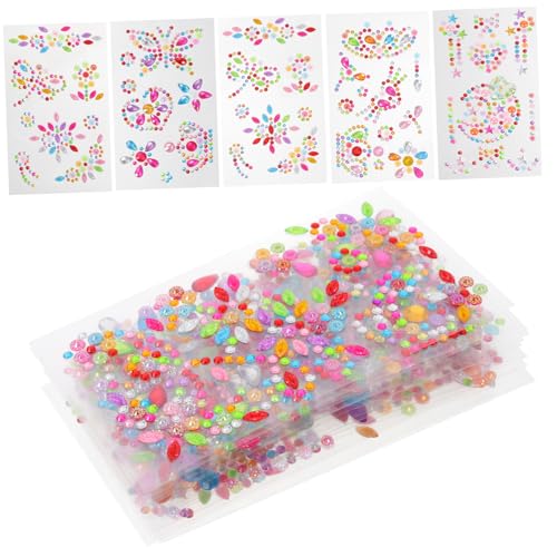 YARNOW 15 Stück Diamant Aufkleber Selbstklebende Rhinestone Sticker für Bastelarbeiten Bunte Glitzersteine für DIY Deko für Handarbeiten und Kreative Projekte YARNOW 15 Stück Diamant Aufkleber Selbstklebende Rhinestone Sticker für Bastelarbeiten Bunte Glitzersteine für DIY Deko für Handarbeiten und Kreative Projekte von YARNOW