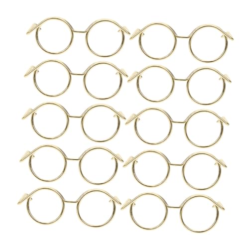 YARNOW 15 Stück Mini Puppenbrille Teiliges aus Metall Dekorative Miniaturbrillen für Puppenverkleidung für Kindergeburtstag Weihnachten Bastelprojekte und Puppenoutfits YARNOW 15 Stück Mini Puppenbrille Teiliges aus Metall Dekorative Miniaturbrillen für Puppenverkleidung für Kindergeburtstag Weihnachten Bastelprojekte und Puppenoutfits von YARNOW