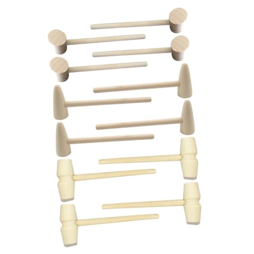YARNOW 15 Stück Teiliges Holzspielzeug Mini Hämmer für Kreative Spiele Sicher und Leicht für Jungen und Mädchen für Pädagogische Aktivitäten YARNOW 15 Stück Teiliges Holzspielzeug Mini Hämmer für Kreative Spiele Sicher und Leicht für Jungen und Mädchen für Pädagogische Aktivitäten von YARNOW
