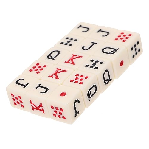 YARNOW 15 Stück Teiliges Pokerwürfelset aus Acryl Kreative Requisiten für Partys Ktv und Bars für Spieleabende Verschönerung Ihres Tisches YARNOW 15 Stück Teiliges Pokerwürfelset aus Acryl Kreative Requisiten für Partys Ktv und Bars für Spieleabende Verschönerung Ihres Tisches von YARNOW