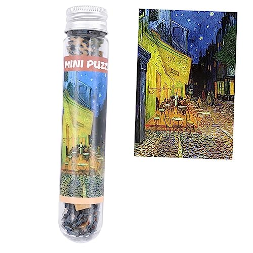 YARNOW 150Stücke Teiliges Mini Papierpuzzle Kreatives Pädagogisches im Reagenzglas für Herausforderndes Design für Spaß und Perfektes für Freunde von YARNOW