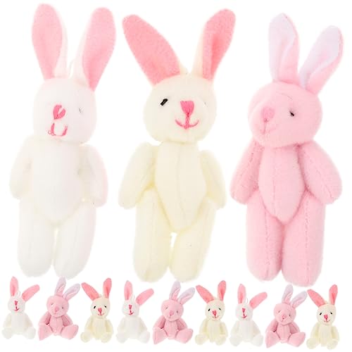 YARNOW 15Stücke Hängende Plüschkaninchen Niedliches Für Autoanhänger Und Wohndekoration Und Entzückendes Plüschdekor Für Kinderzimmer Und Parties von YARNOW