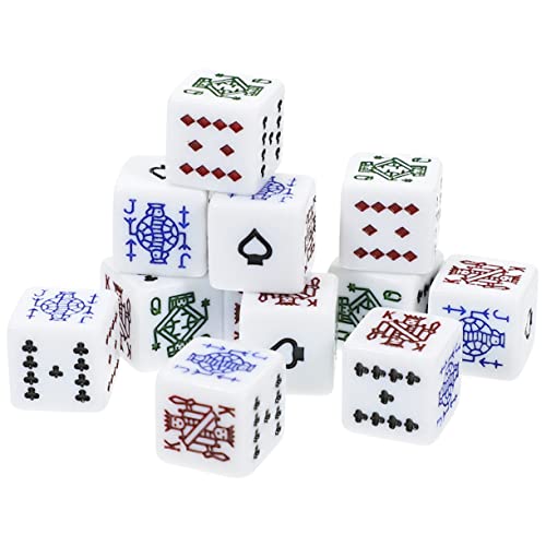 YARNOW 16 Stück Acryl für Poker und Lügner Würfelspiel Kreatives Partyspiel Zubehör für Brettspiele und aus Hochwertigem Sicherem Material Gefertigt YARNOW 16 Stück Acryl für Poker und Lügner Würfelspiel Kreatives Partyspiel Zubehör für Brettspiele und aus Hochwertigem Sicherem Material Gefertigt von YARNOW