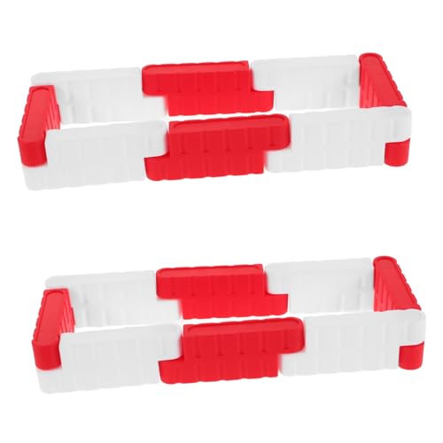 YARNOW 16 Stück -Antriebsspurbarriere Zubehör für RC-Autos RC-Streckenbarriere Plastik YARNOW 16 Stück -Antriebsspurbarriere Zubehör für RC-Autos RC-Streckenbarriere Plastik von YARNOW