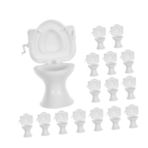 YARNOW 16stücke Mini-Toilette Für Puppenhaus Im Maßstab Kleines Toilettenspielzeug Aus Robustem Kunststoff Realistische Miniatur-badezimmermöbel Für Puppenhausszenen YARNOW 16stücke Mini-Toilette Für Puppenhaus Im Maßstab Kleines Toilettenspielzeug Aus Robustem Kunststoff Realistische Miniatur-badezimmermöbel Für Puppenhausszenen von YARNOW