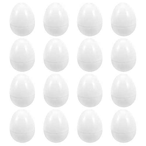 YARNOW Plastikeier Zum ?ffnen 16 Stücke DIY Ei Spielzeug Groß Spielzeug Eierschalen Ostern Eier Dekoration Ornament Ei Spielzeug Spielzeug Ei Kunststoffeier Zum Befüllen von YARNOW