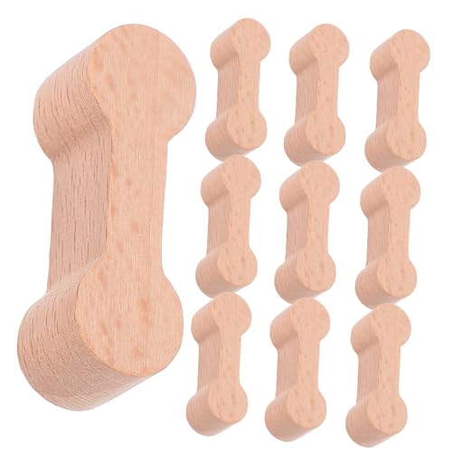YARNOW 16Stücke Holzschienenverbinder Für Kindereisenbahnen Teiliges Erweiterungsset Aus Stabilem Holz Für Kreative Gleisszenen Fördert Die Motorischen Fähigkeiten von YARNOW