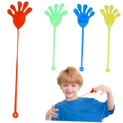 YARNOW 16Stücke Klebrige Hände Dehnbare Sticky Hände Farben Lustige Partyspielzeuge für Geburtstagsfeiern und Klassenzimmerpreise von YARNOW