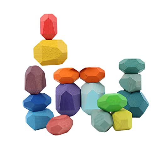 YARNOW 16Stücke Teiliges Stapelsteine Aus Buntem Buchenholz Und Lernspielzeug Für Fördert Kreativität Und Feinmotorik Montessori Inspiriert Verschiedene Und Formen YARNOW 16Stücke Teiliges Stapelsteine Aus Buntem Buchenholz Und Lernspielzeug Für Fördert Kreativität Und Feinmotorik Montessori Inspiriert Verschiedene Und Formen von YARNOW