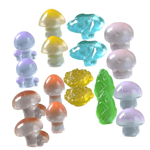 YARNOW 18 Stück Mini Luminöse Pilzpuppe Wachsend Miniatur Figuren Moos Bastelset Dekoration Modelle Pilze Deko Dekorationen Basteln Mini-Statue Aus Harz Winzige Figuren Harz YARNOW 18 Stück Mini Luminöse Pilzpuppe Wachsend Miniatur Figuren Moos Bastelset Dekoration Modelle Pilze Deko Dekorationen Basteln Mini-Statue Aus Harz Winzige Figuren Harz von YARNOW