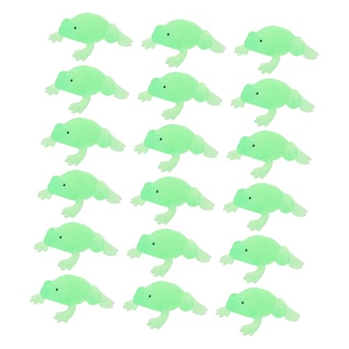 YARNOW 18Stücke Teiliges TPR Froschspielzeug für Badespaß mit Schimmelfreiem Design Tierische Badefreunde für Kognitive Lernspiele und Kreative Rollenspiele von YARNOW