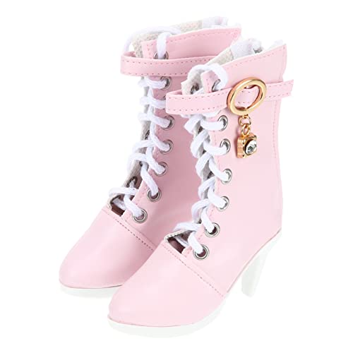 YARNOW 1Paar High Heel Doll Shoes for Fashion Dolls Chic Replacement Boots Dress Up Accessory for Playtime von YARNOW