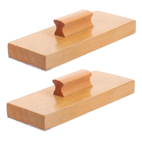 YARNOW 1Paar Hölzerner Sandblock Für Orff Schlaginstrument Musikinstrument Langlebig Kreative Spielstunden Und Rhythmusentwicklung von YARNOW