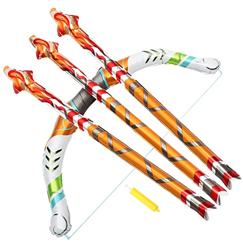 YARNOW 1Satz Aufblasbare Bogen Und Pfeilspielzeuge Für Interaktive Outdoor Partyballons Mit Bogen Pfeilen Und Pumpe Kreative Deko Für Cosplay Und Spielspaß von YARNOW