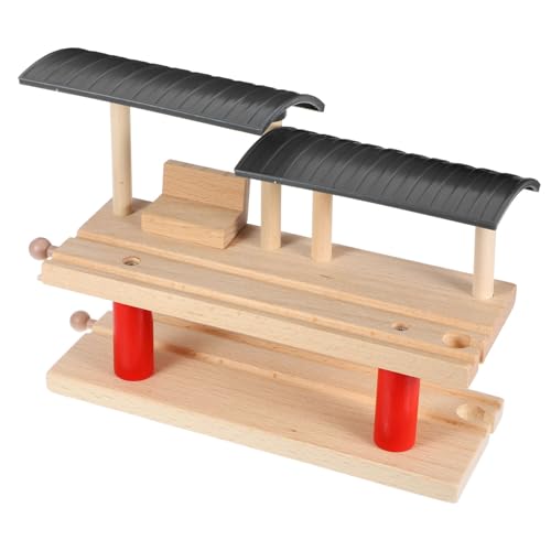 YARNOW 1Satz Bahnsteig Für Modellzug Gebäude Zubehör Kreatives Eisenbahnspielzeug Aus Robustem Für Stundenlangen Spielspaß Und Endlose Kombinationen von YARNOW