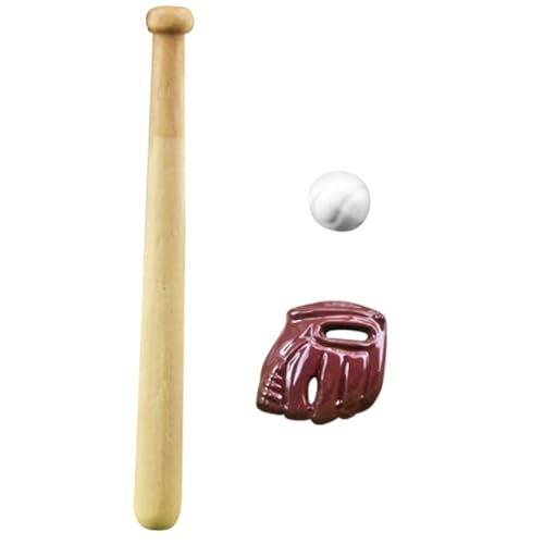 YARNOW 1Satz Baseball Für Teiliges Mit Mini Baseballhandschuh Und Rollenspiel Und Vorstellungsspielzeug Für Zuhause von YARNOW