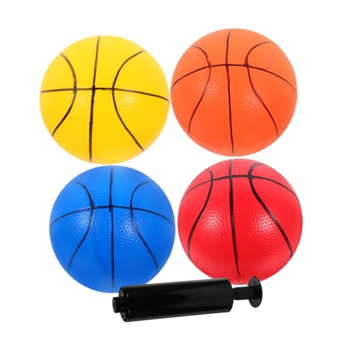 YARNOW 1Satz Basketball Hüpfball für Teilig Pumpe Aufblasbares für Spielplatz und Garten Fördert Koordination und Spaß von YARNOW